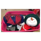 Tote of Christmas Music Ornaments and Decorations