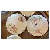 2 Crown Trent Teacups and Saucers