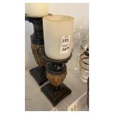 2 Decorative Candle Holders