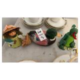 3 Handcrafted Small Decorative Figurines