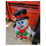 Snowman blow mold 17.5in.