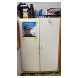 White Wardrobe Cabinet 4x6ft NO CONTENTS