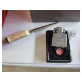 Zippo & letter opener