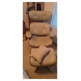 Howard Miller style chair ottoman & pillow