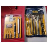 Irwin speedboat bits & Dewalt magnetic bits set
