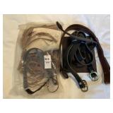 Various leather belts and straps