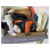 Shooting muffs, 38 special shells, gun cleaning