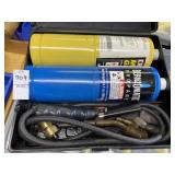 Propane and map gas torch in case