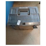 Container of empty brass