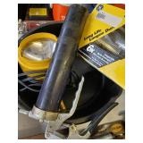 Grease gun, oil pan, spotlight lot