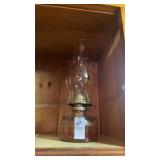Carnival Glass Oil Lamp