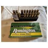 Remington 243 Winchester shells and spent brass