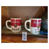 2 Campbell soup cups