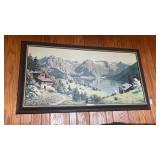 Amadeo Boroni Spring Lane Framed Picture