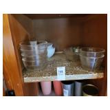 Pyrex custard dishes and misc dishes