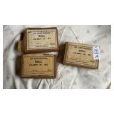 Ball .30cal Shells, 1 Box and 2 Boxes of Empty