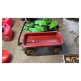 Vintage Metal Red Wagon