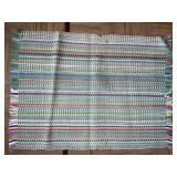 Vintage handmade rag rug  - 32 x 24 inches