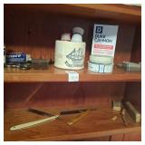 Vintage Old Spice Shaving Mug,straight razors,