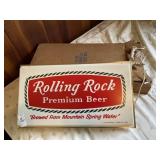 Rolling rock plastic sign, 20x11 ï¿½