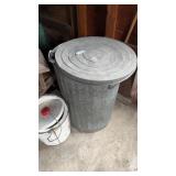 Galvanized Garbage Can, Bait Bucket, etc.