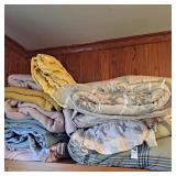 Assortment of Blankets and comforters
