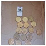 2000 P - Sacagawea  coins [16]