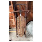 Vintage Lightning Glider Sled and Aluminum Sled