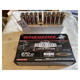 Winchester 270 win, 150 grain shells and spent
