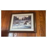 Framed Bear Picture