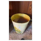 Sunflower Trash Can
