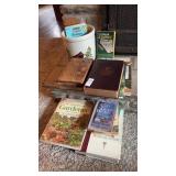 Lot of Gardening Books, Cracked Crock