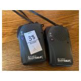 Two cobra micro talk 1 walkie-talkies