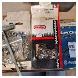 Assorted saw chains