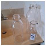 City Dairy Incorporated glass half pint bottle,