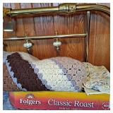 Handmade crocheted afghan blanket,Pillow cases,