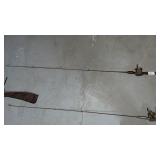 Vintage Metal Fishing Rod