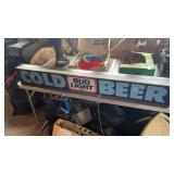 Vintage Bud Light Cold Beer Lighted Sign