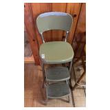 Vintage Metal Stool Step