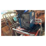 90amp Flux Wire Welder with Helmet and Cart