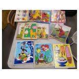 Vintage wooden puzzles