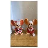 Mr. And Mrs. Christmas Mice. Money in the Bank