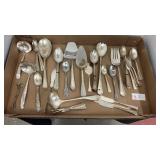 Vintage Flatware, some silver plate