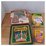 1992 Crayola tin,other Crayola items