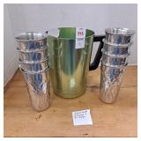Vintage Regal Supreme aluminum pitcher set, with