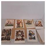 7  1946 Blank ARS SACRA Hummel Cards