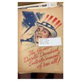 Currier&Ives prints, movie promo advertisement,