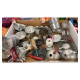 Vintage Aluminum Toy Kitchen Utensils