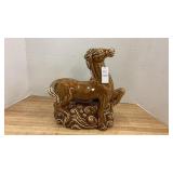 Ceramic 1950s TV Lamp