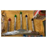 Christmas Lamp & 5 Candle Window Decor